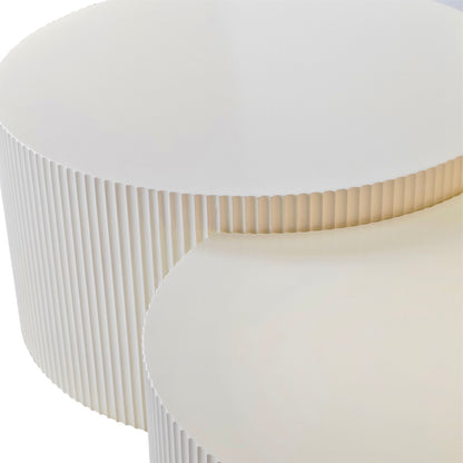 Wave Stripe Nesting Coffee Table (Set of 2)