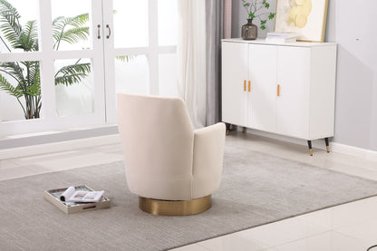 Teddy Swivel Barrel Chair, Swivel Accent Chairs Armchair For Living Room