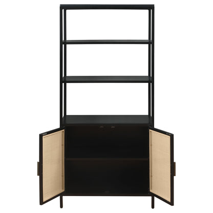 Kenneth - 3 Shelf Radio Weave Accent Cabinet