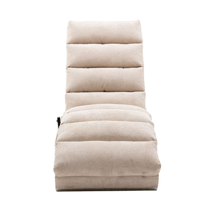 Massage Chaise Lounge Indoor With Remote Control, Ergonomic Electric Massage Lounger