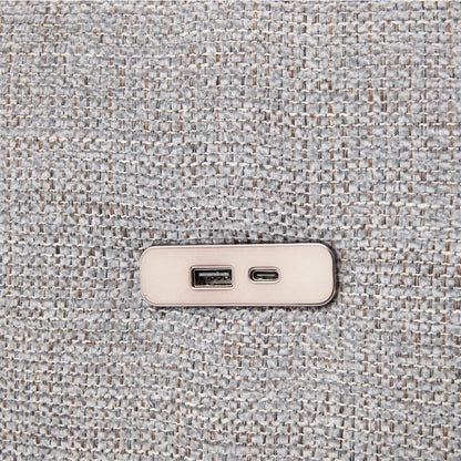 Sectional Sofa Modular U-Shaped With Ottoman & USB Ports