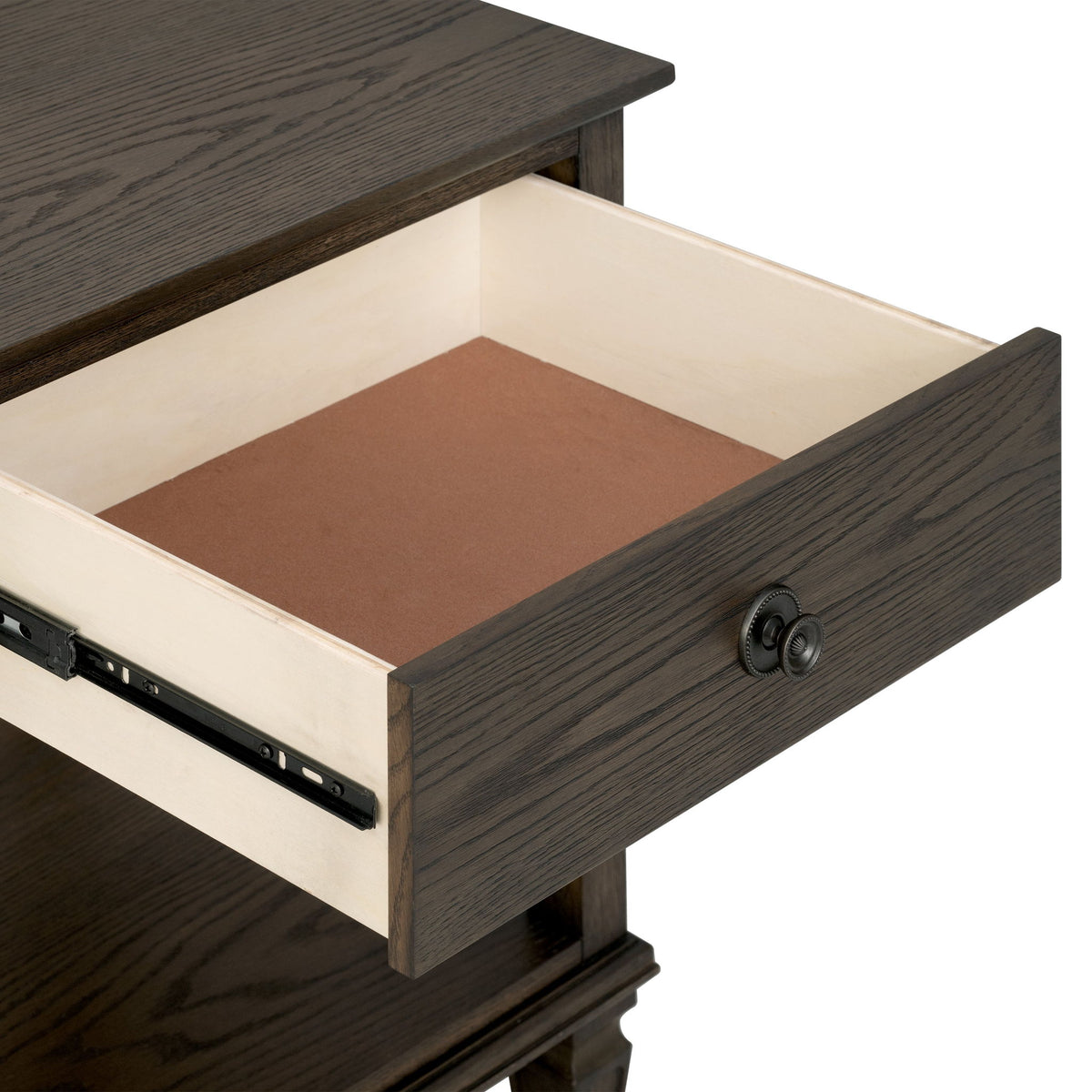 Victoria - Bedside Table With Drawer And Shelf
