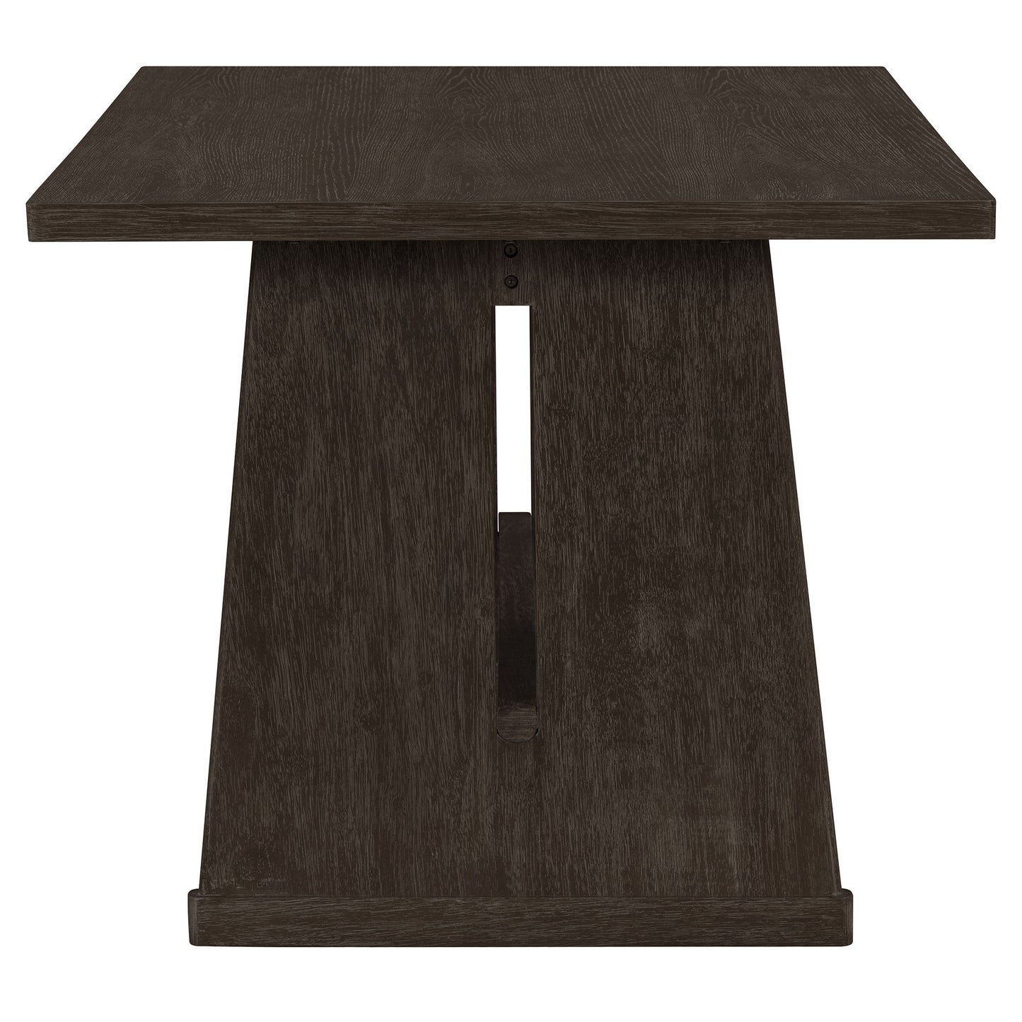 Dining Set With Rectangular Table, 4 Upholstered Chairs & 1 Padded Bench