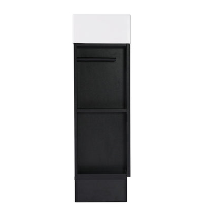 Modern Bathroom Vanity With Sink And 2 Tier Shelf