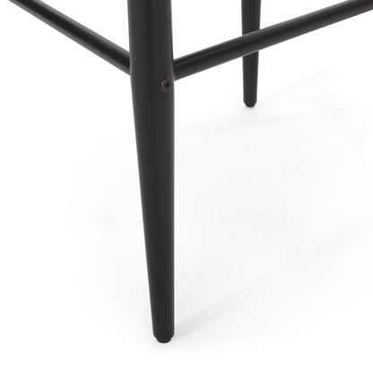 Upholstered Bar Stools With Backs For Kitchen Island (Set of 2)