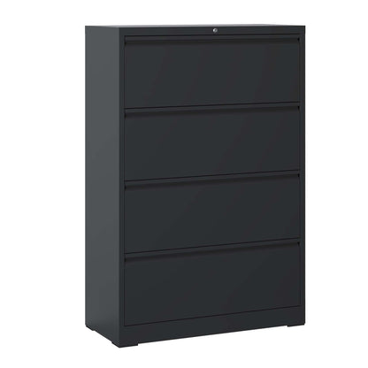 Lateral File Cabinet, Heavy Duty Filing Holds Letter/Legal/A4 Files