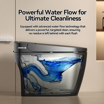 Smart Bidet Toilet With Auto Open / Close Seat