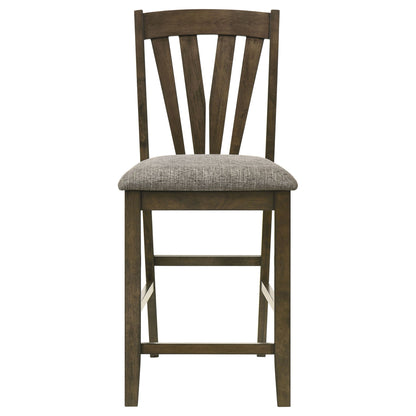 Maxine - 5 Piece Counter Height Dining Set - Brown