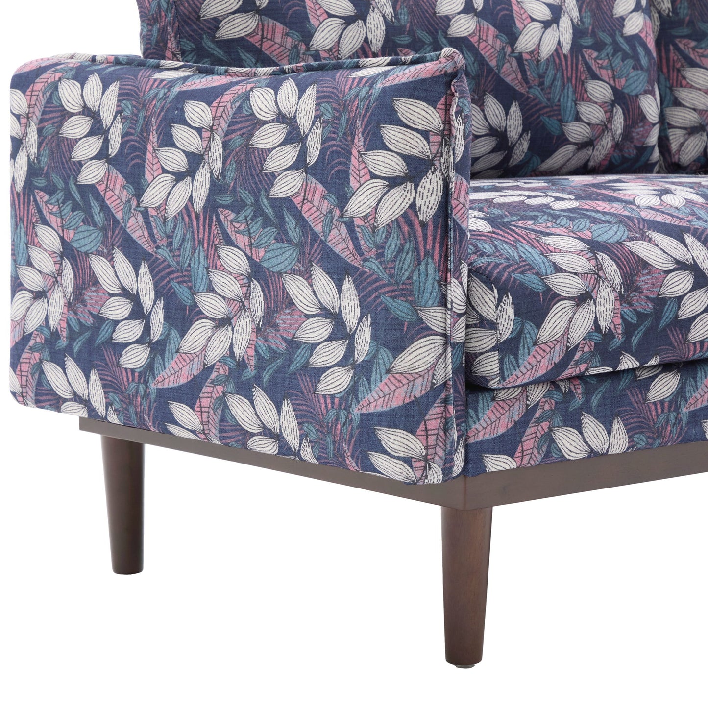 2 Seater Loveseat Sofa With Spacious Seating Area