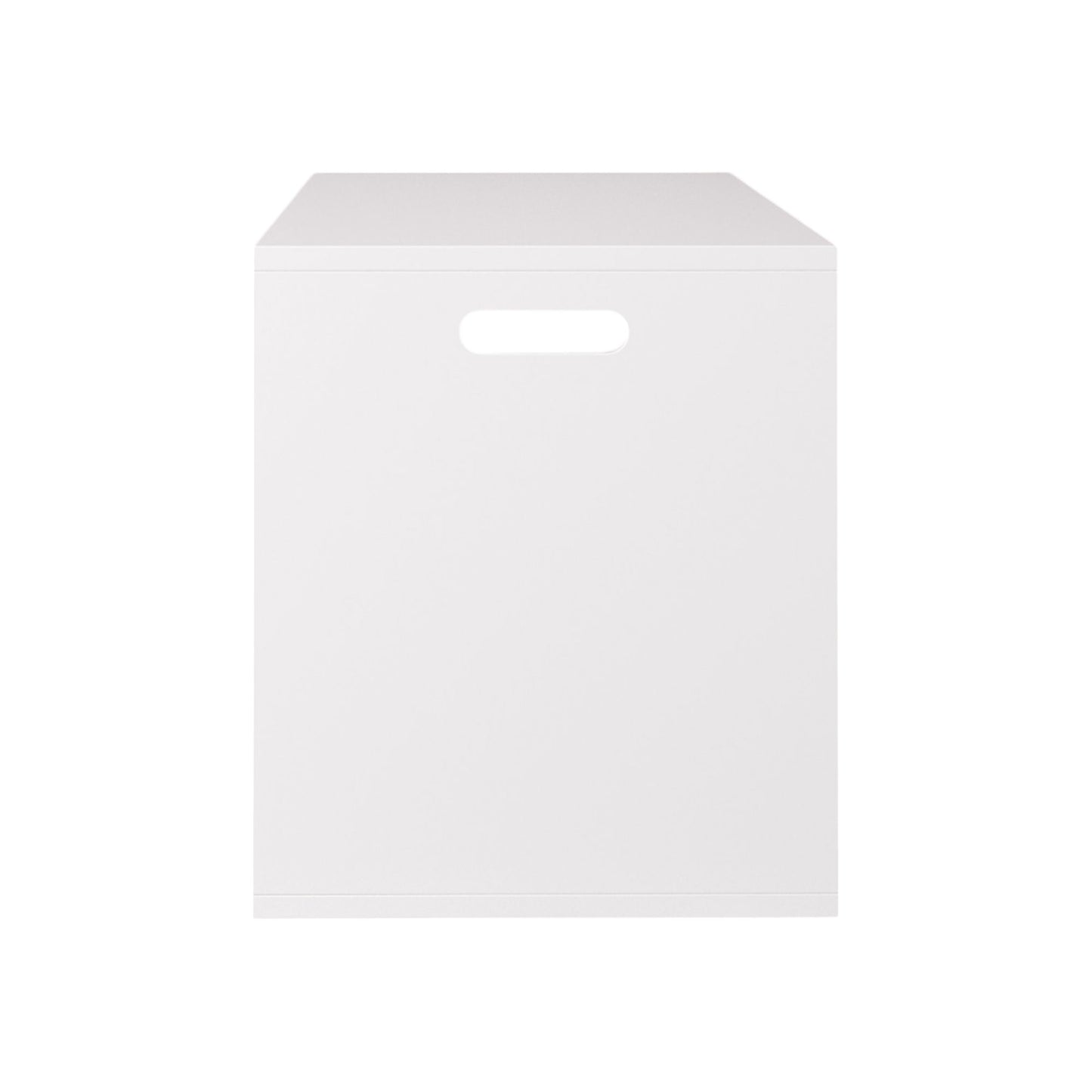 Open Toy Storage Box For Kids, Organizer Bin For Plush Toys, Books - White