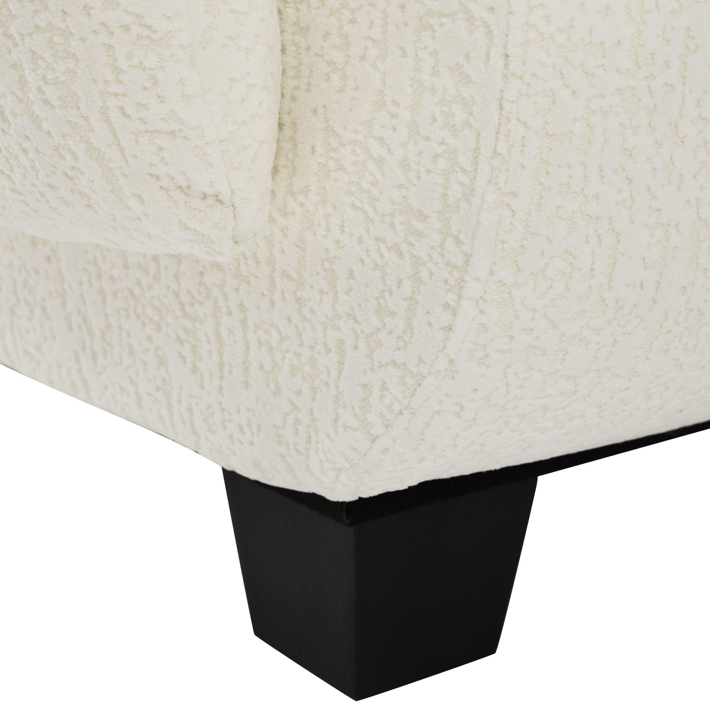 3 Seater Sofa Couch With Curved Armrests