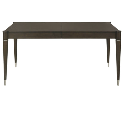 Blakely - Leaf Dining Table With Tapered Legs Accents - Ash Brown