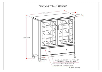 Connaught - Tall Storage Cabinet