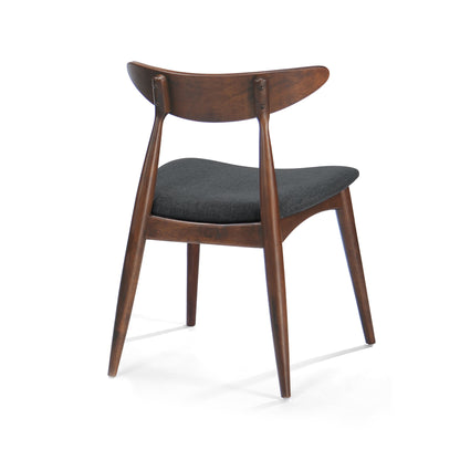 Retro Dining Chairs With Ergonomic Back (Set of 2)