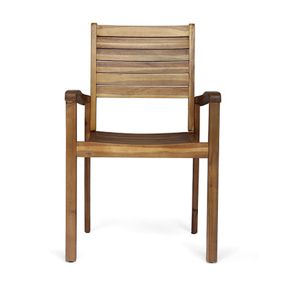 Outdoor Dining Chair, Stacking Design For Patio