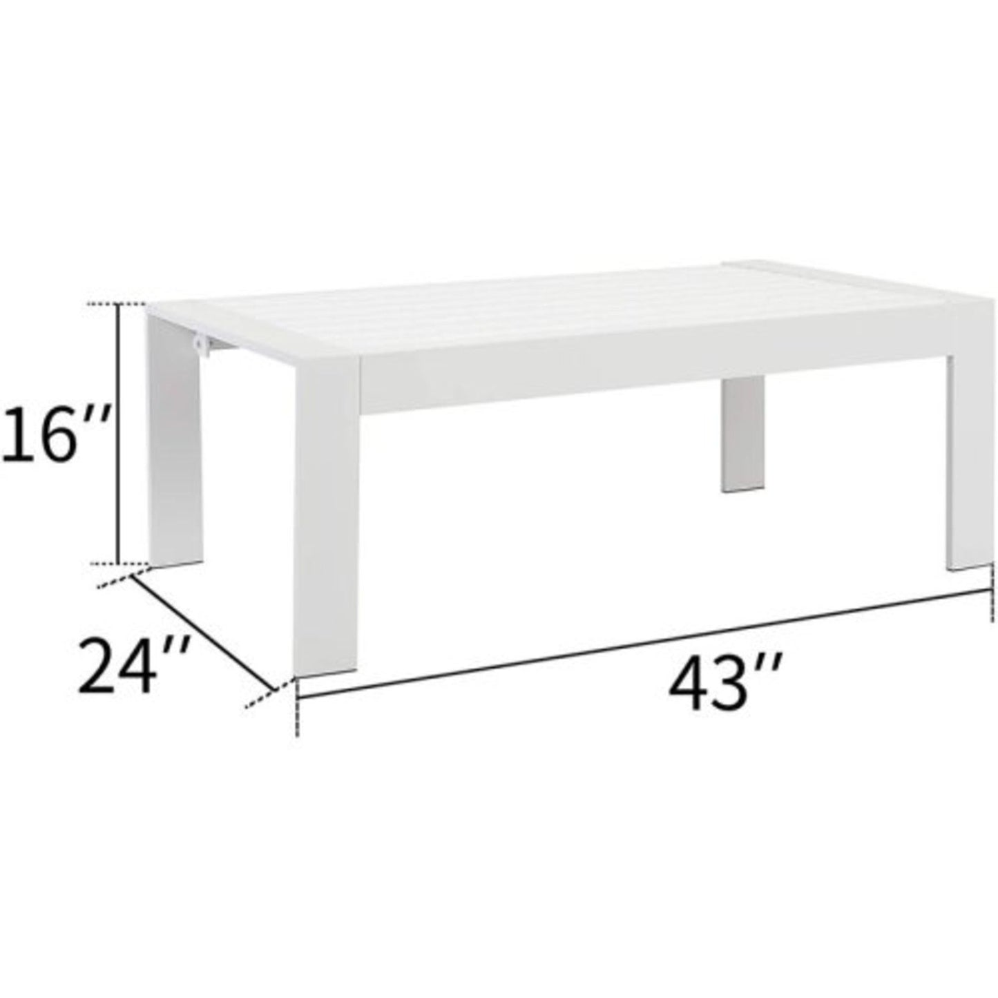 Outdoor Patio Set With All-Weather Thick Cushions