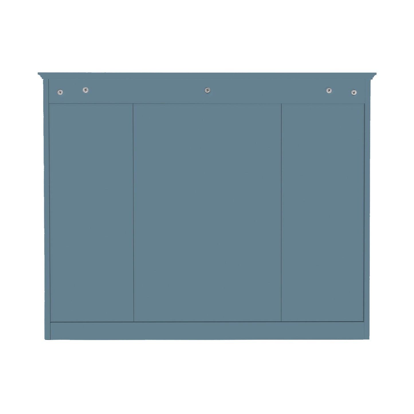 Wall Mounted Medicine Cabinet With Mirror, Storage Cabinet Featuring 6 Open Shelves And Adjustable Interior