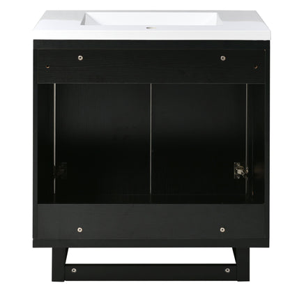 Bathroom Vanity Set With Sink, Combo Cabinet, Bathroom Storage Cabinet, Solid Wood Frame