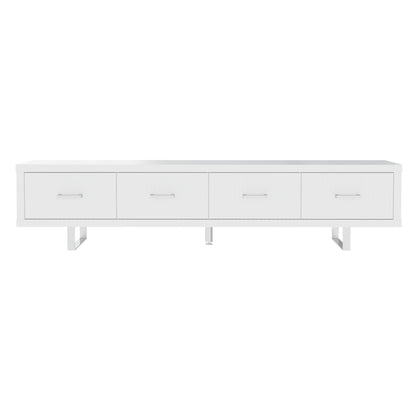 TV Stand With Slatted Drawers