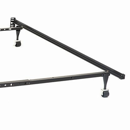 Deverton - Queen / Eastern King / California King Bed Frame With Center Support And Adjustable Design - Black