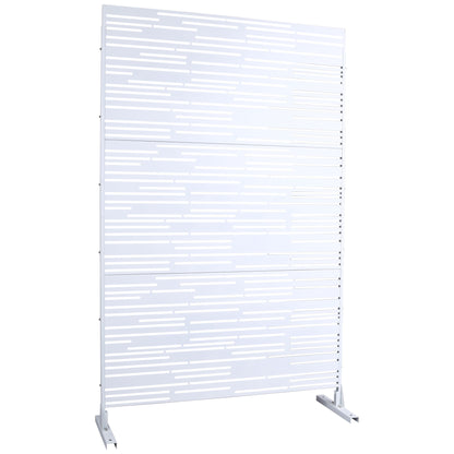 Outdoor & Indoor Freestanding Metal Privacy Screen