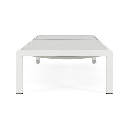Outdoor Patio Chaise Lounge With 5 Reclining Positions