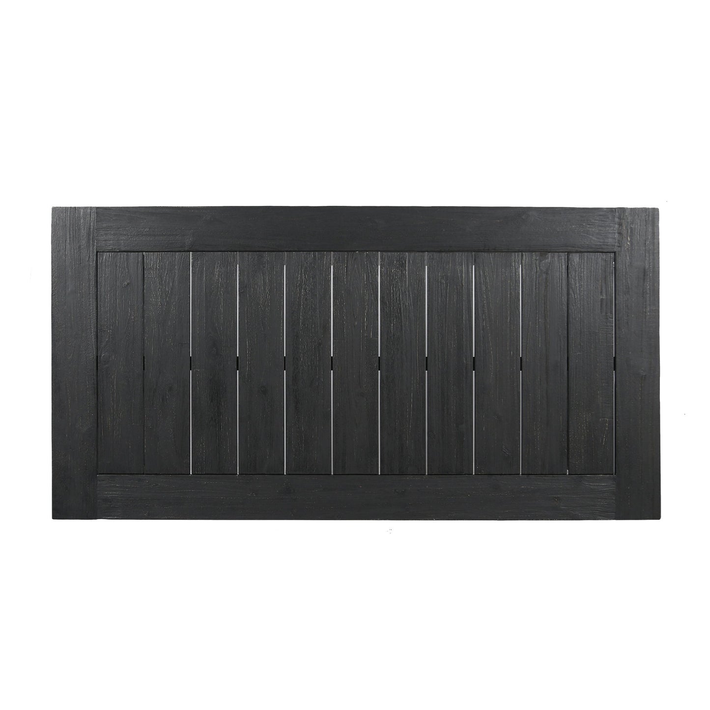 Outdoor Acacia Wood Dining Table, Sandblast Finish