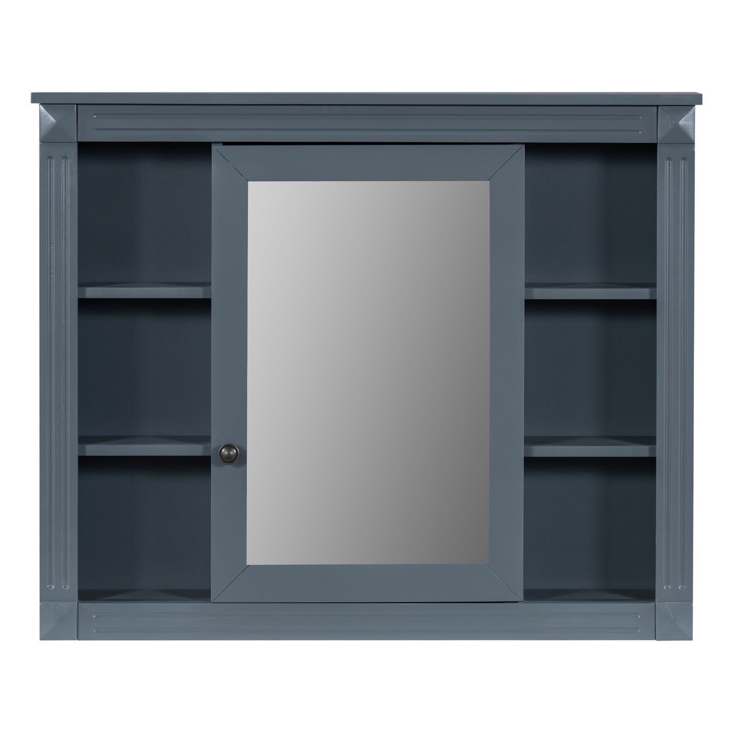 Bathroom Vanity With Top Sink, Mirror Cabinet, 2 Soft Closing Doors & 2 Drawers