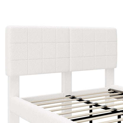 Floating Bed With Light, Soft Touch Surface