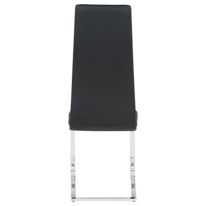 High Back Side Chairs Dining Chairs With Padded Upholstery (Set of 4)