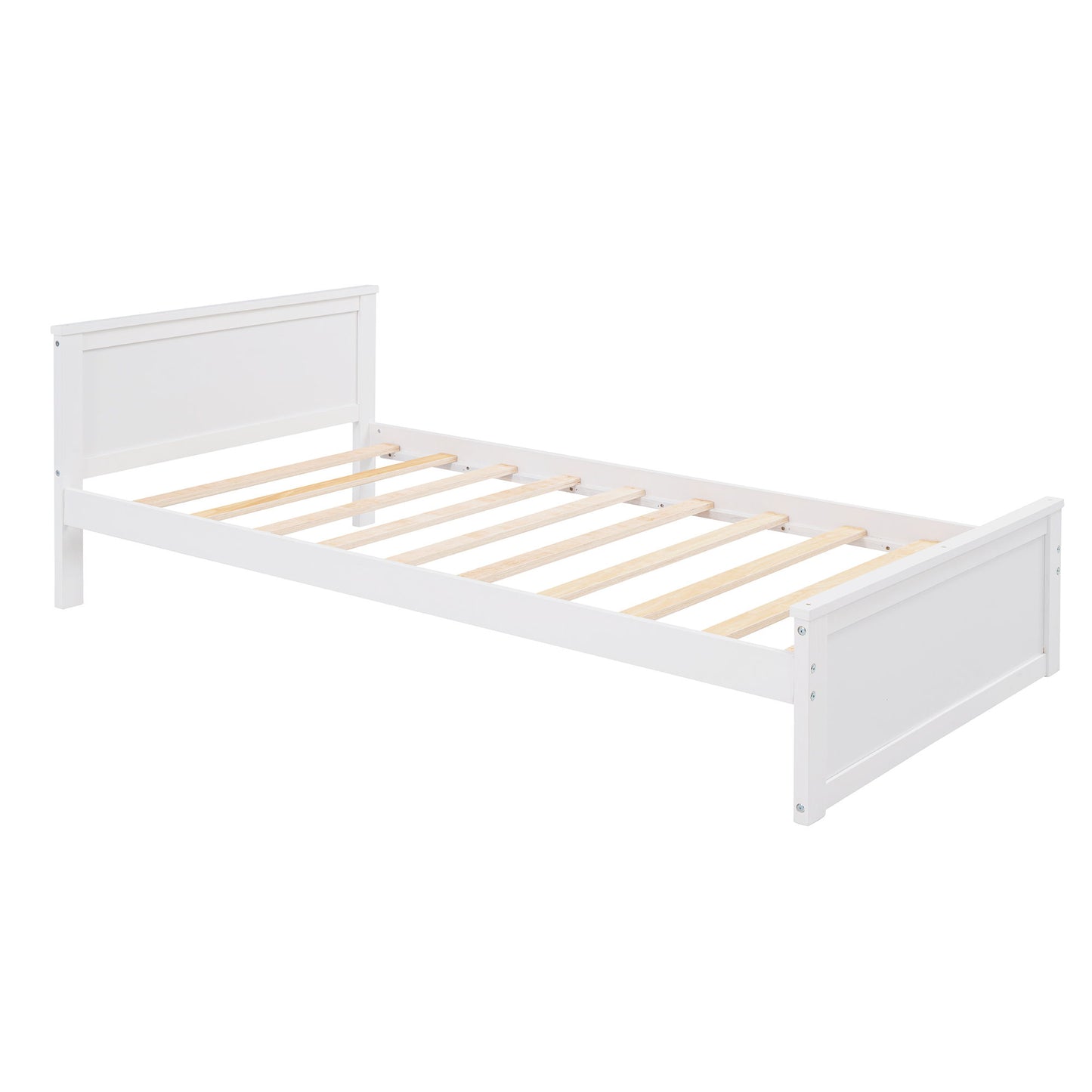 Loft Bed With A Stand Alone Bed, Shelves, Desk, And Wardrobe