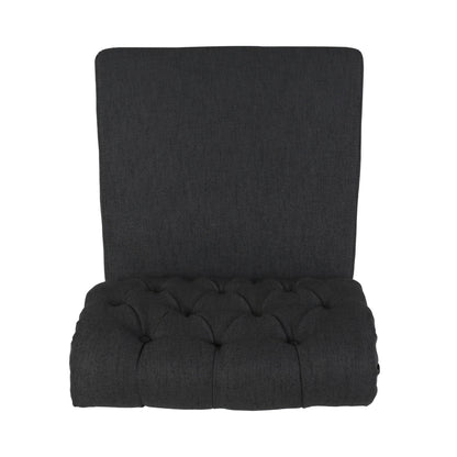 Broxton - Tuft Dining Rolltop Chairs With Button Tufted Backrest (Set of 2)