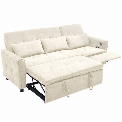 3 Seater Sofa Bed And Reversible Recliner