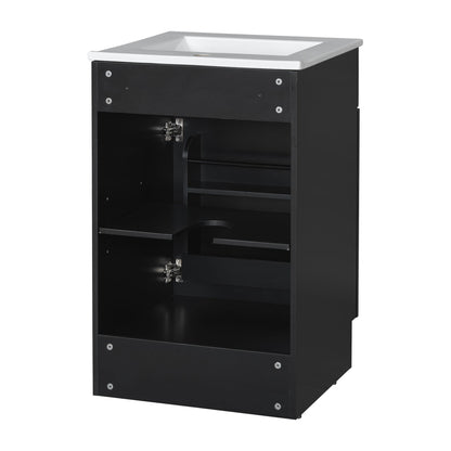 Bathroom Vanity With Sink, Cabinet With Adjustable Shelf