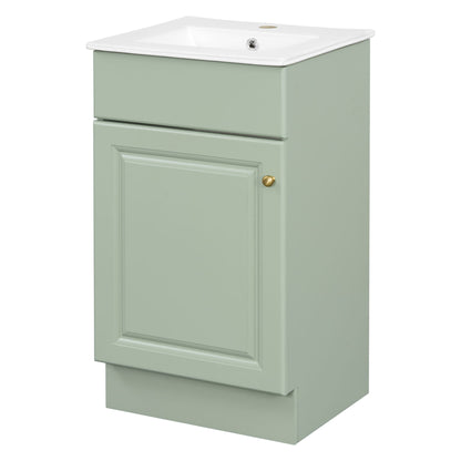 Bathroom Vanity With Sink, Cabinet With Adjustable Shelf