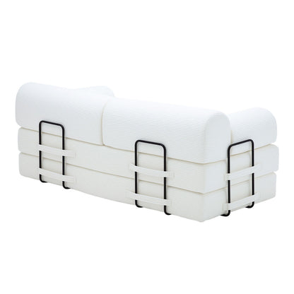 Convertible Sleeper Sofa Bed, Floor Lounge Couch For Living Room