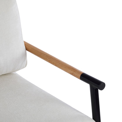 Modern Accent Chair With Cushions, Cozy Seating