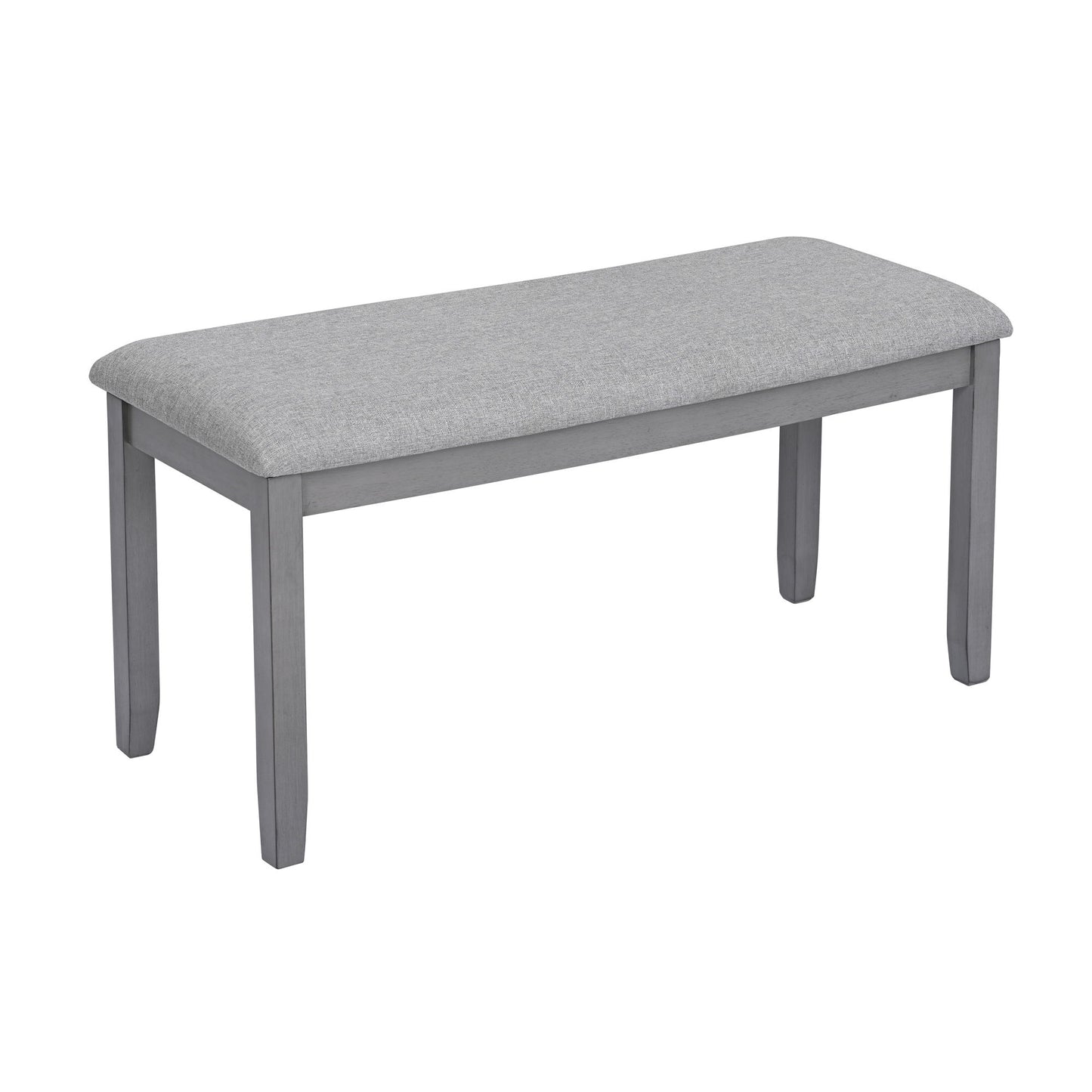 Kitchen Dining Set, Rectangular Dining Table With Upholstered Chairs