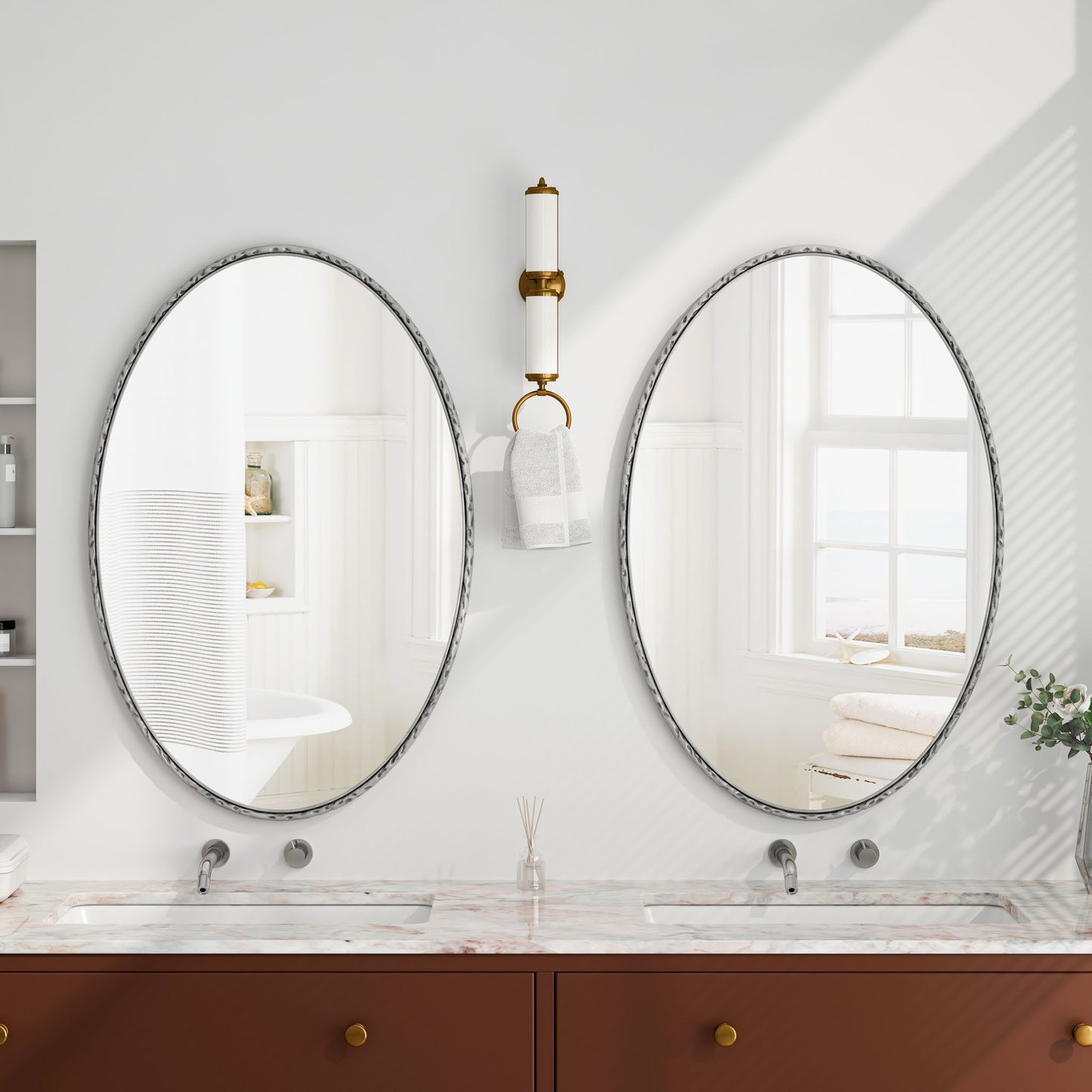 Art Oval Retro Mirror, Wall Hanging