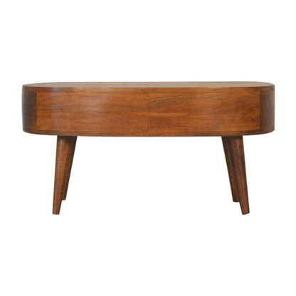Wave Coffee Table With 1 Drawer