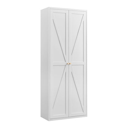 Adjustable 2 Door Storage Cabinet With Adjustable Shelves