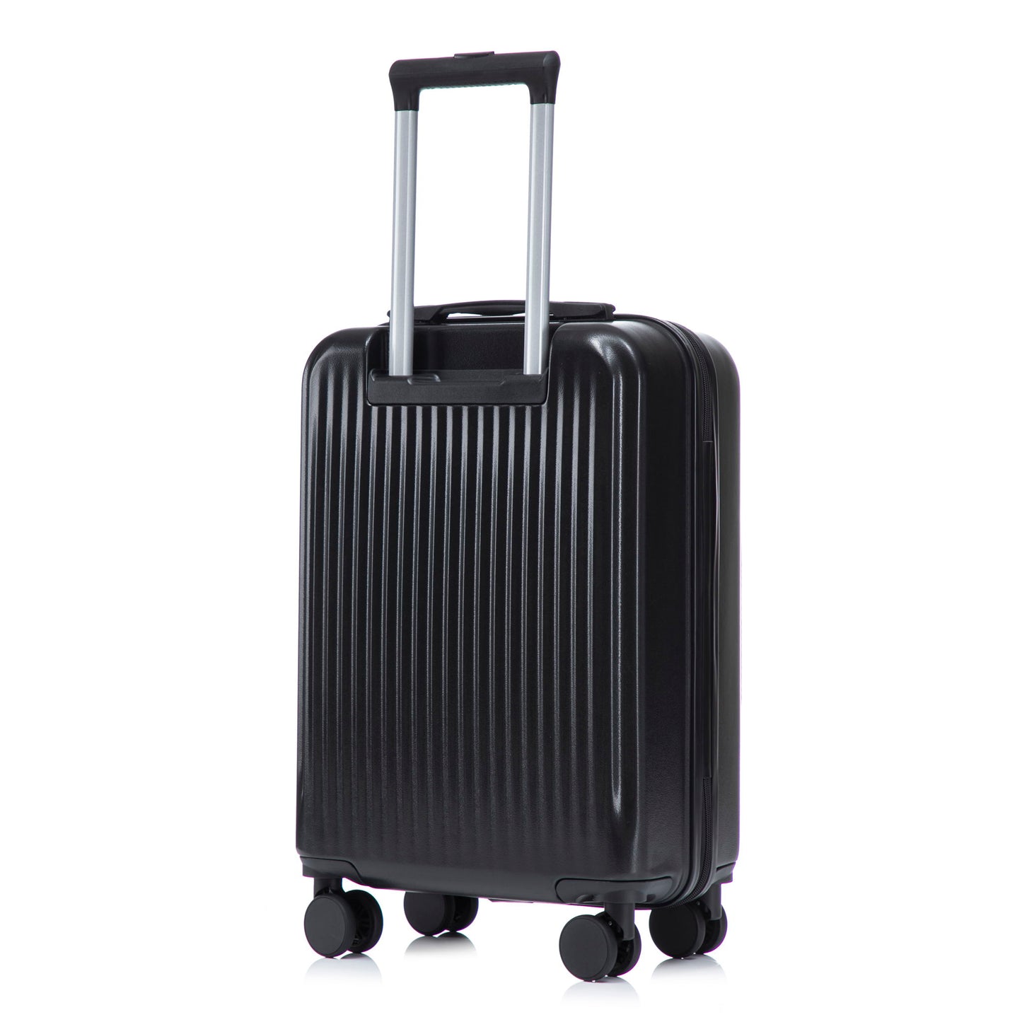Luggage Set With Cosmetic Case, Combination Lock, Front Opening Design