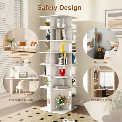 Spinning Shoe Rack, Free Standing 360° Revolving Shoe Organizer