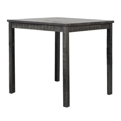 Transitional Counter Dining Set With 4 Tufted Stools