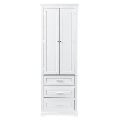 Storage Cabinet With 3 Drawers For Bathroom