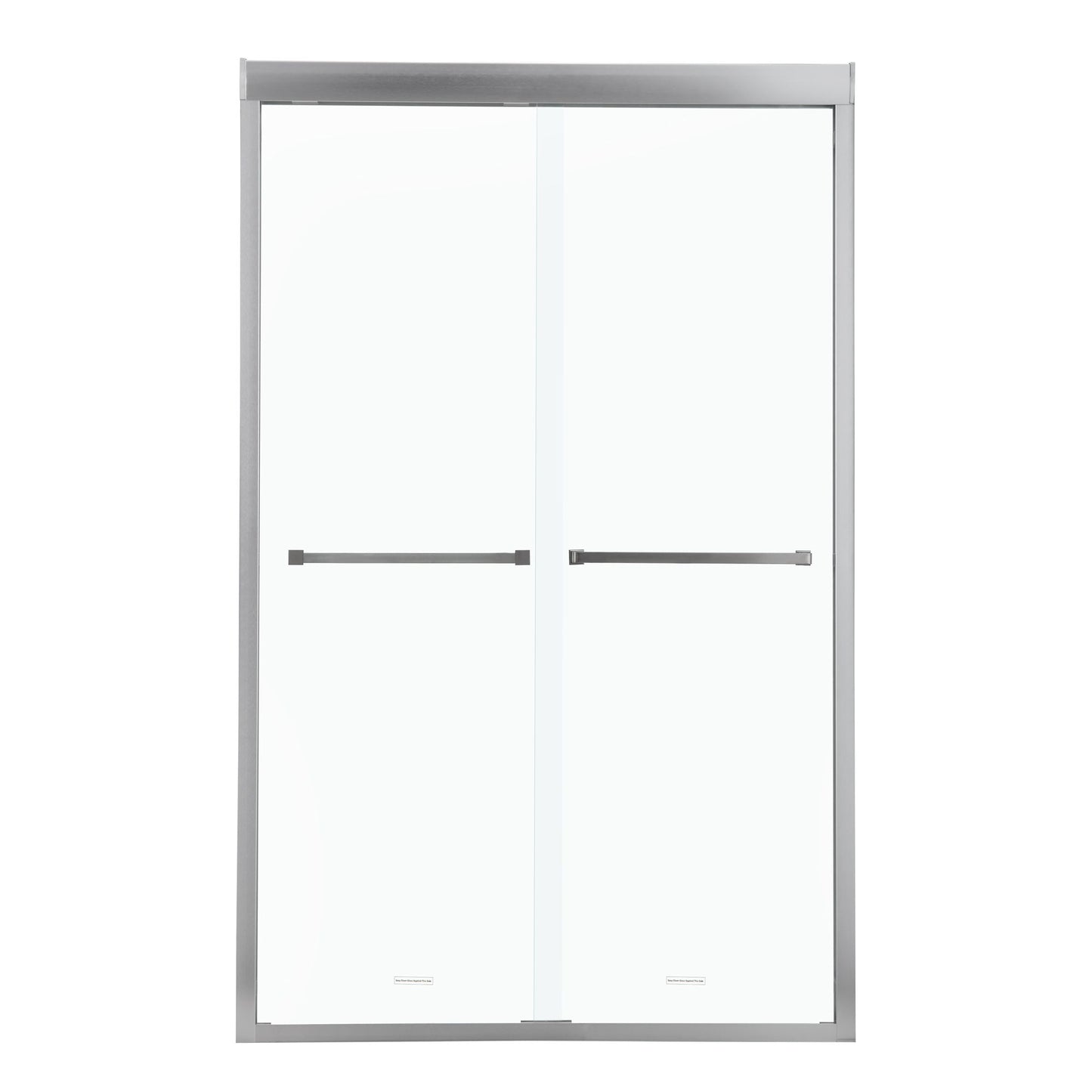 Modern Double Sliding Shower Enclosure, Tempered Glass