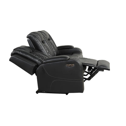 Benz - Power Recliner Set With LED Lighting And USB Charging
