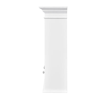Medicine Cabinet With Mirror Door And Adjustable Shelves, Wall-Mounted Bathroom Storage Cabinet - White
