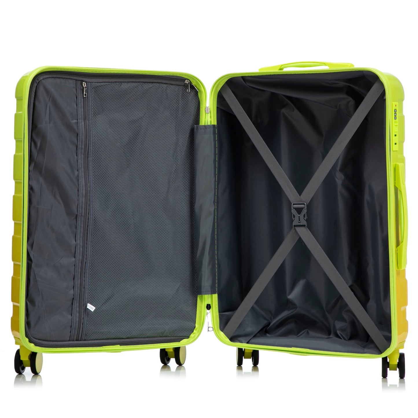 Luggage Set 20" /24" /28" With Combination Lock And Silent Wheels