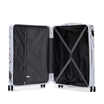 Luggage With Combination Lock, Lightweight Carry-On Suitcase
